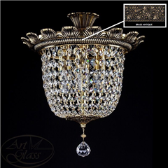 фото Люстра ArtGlass ARTEMIS I. BRASS ANTIQUE CE