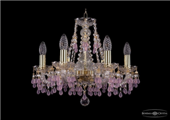 фото Люстра Bohemia Ivele Crystal 1410/6/160/G/V7010