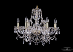 фото Люстра Bohemia Ivele Crystal 1411/6/195/G