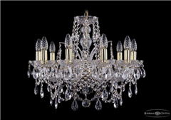 фото Люстра Bohemia Ivele Crystal 1411/10/195/G