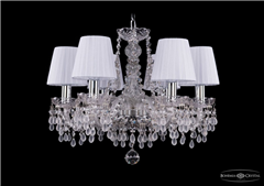 фото Люстра Bohemia Ivele Crystal 1410/6/160/Ni/V0300/SH2