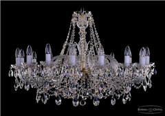 фото Люстра Большая Bohemia Ivele Crystal 1411/16/360-66/G