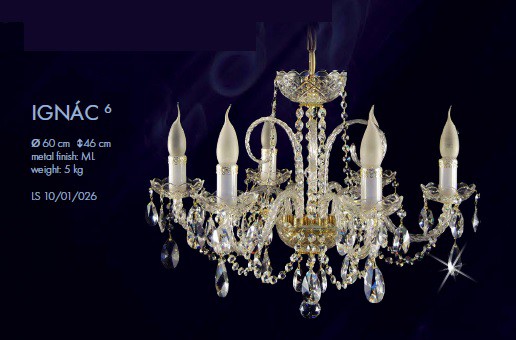фото Люстра ALDIT (Чехия) IGNÁC 6 ML A