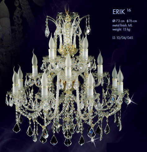 фото Люстра ALDIT (Чехия) ERIK 16 ML PE