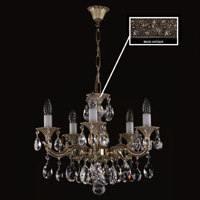 Люстра ArtGlass JARMILA III. WHITE GOLD CE