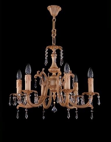 фото Люстра ArtGlass FEDORA VI. BROWN CE