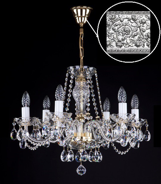 фото Люстра ArtGlass A 0003/05/30 NICKEL CE