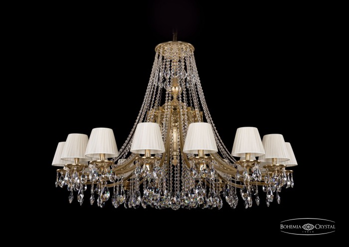 фото Люстра Bohemia Ivele Crystal 1771/16/490/A/G/SH3-160