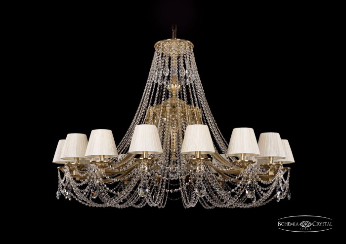 фото Люстра Bohemia Ivele Crystal 1771/16/490/C/G/SH33-160