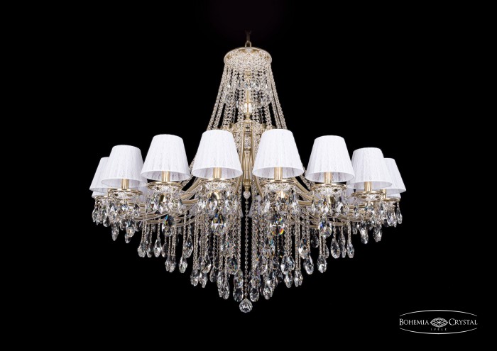 фото Люстра Bohemia Ivele Crystal 1771/20/490/B/GW/SH13-160