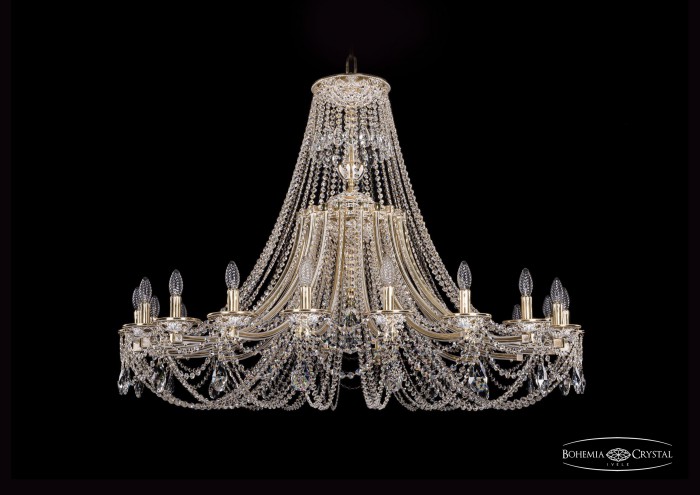 фото Люстра Bohemia Ivele Crystal 1771/20/490/C/GW