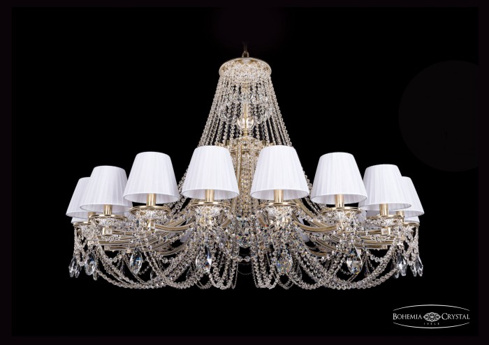 фото Люстра Bohemia Ivele Crystal 1771/20/490/C/GW/SH2-160