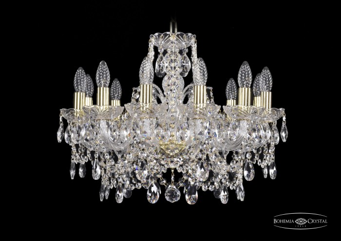 фото Люстра Bohemia Ivele Crystal 1411/10/160/G