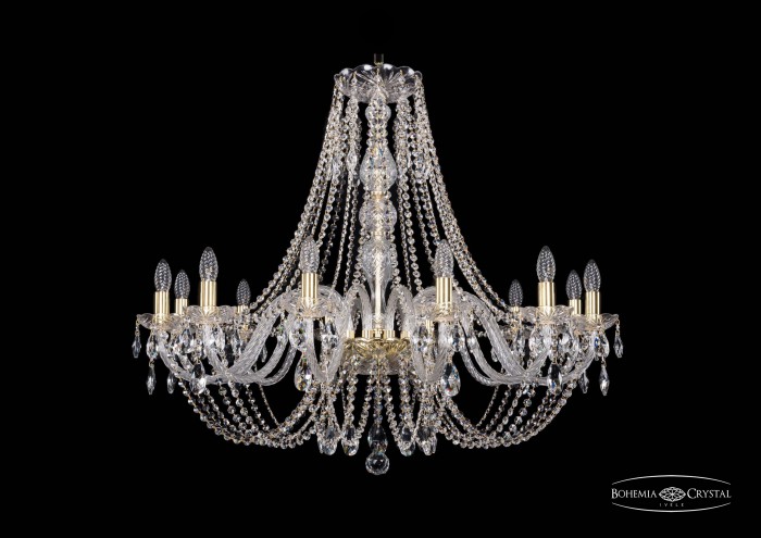 фото Люстра Bohemia Ivele Crystal 1406/12/360/G