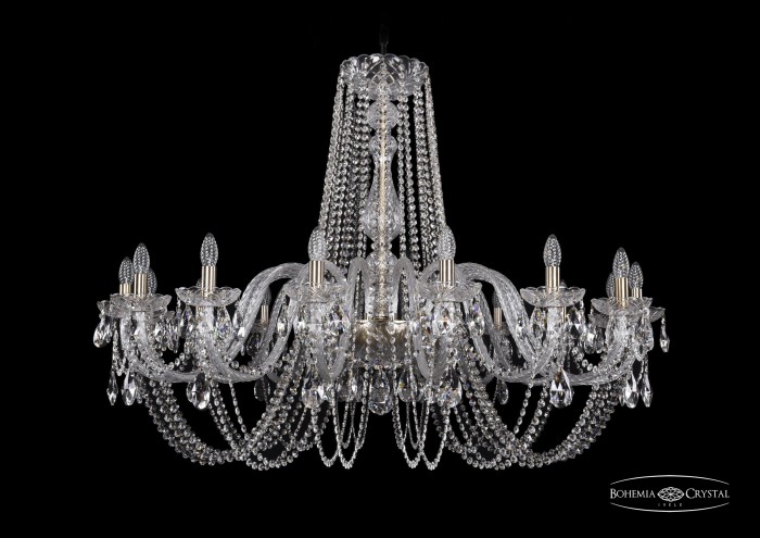 фото Люстра Bohemia Ivele Crystal 1402/16/460/Pa