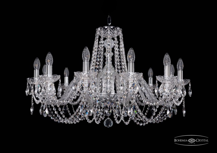 фото Люстра Bohemia Ivele Crystal 1402/12/300/Ni