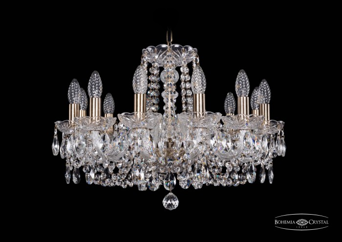 фото Люстра Bohemia Ivele Crystal 1402/12/195/Pa