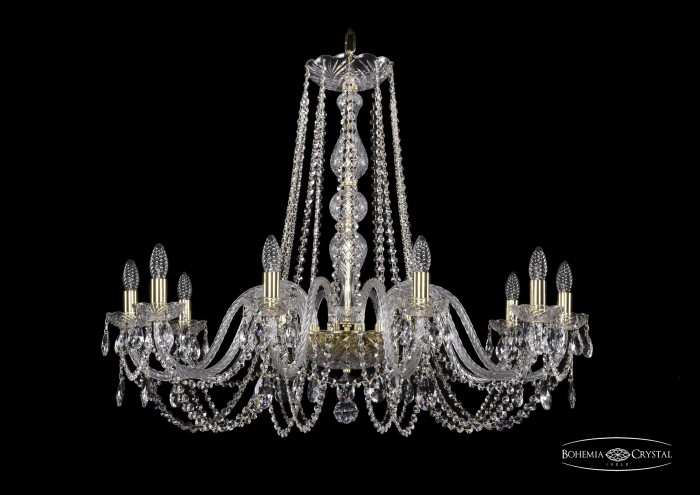 фото Люстра Bohemia Ivele Crystal 1402/10/360/G