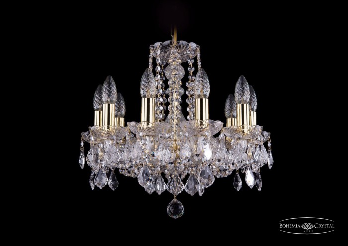 фото Люстра Bohemia Ivele Crystal 1402/10/141/G/Leafs