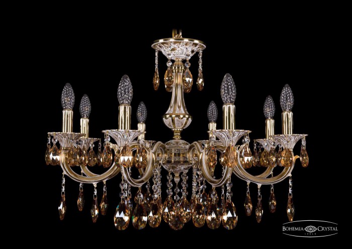 фото Люстра Bohemia Ivele Crystal 1702/8/265/А/GW/K721