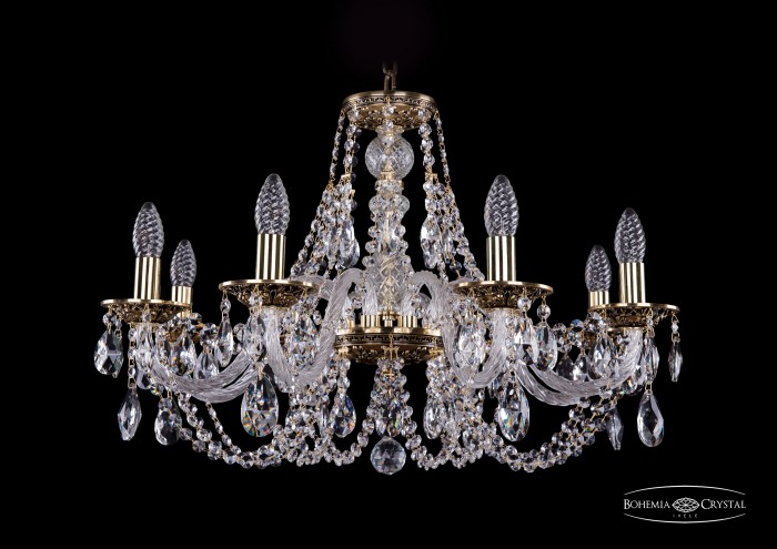 фото Люстра Bohemia Ivele Crystal 1606/8/240/GB