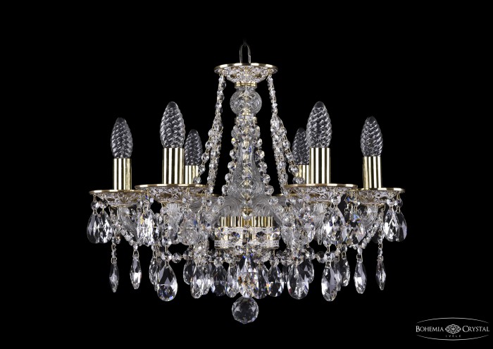 фото Люстра Bohemia Ivele Crystal 1613/6/165/GW