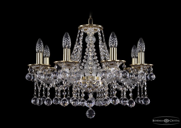 фото Люстра Bohemia Ivele Crystal 1613/8/200/GW/Balls