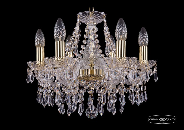 фото Люстра Bohemia Ivele Crystal 1403/6/141/G