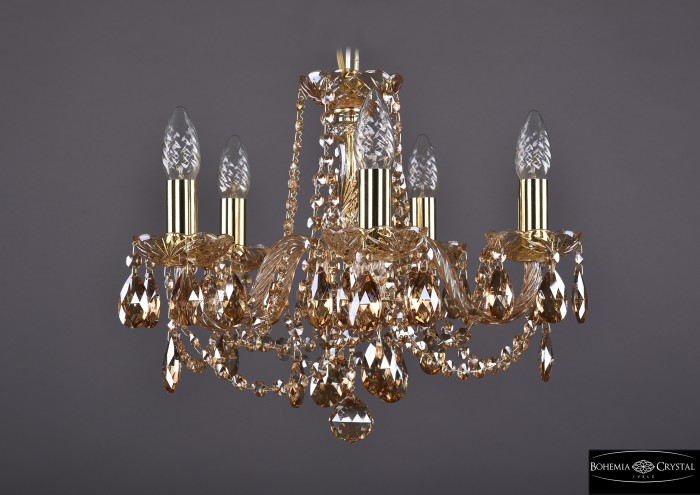 фото Люстра Bohemia Ivele Crystal 1402/5/141/G/M721