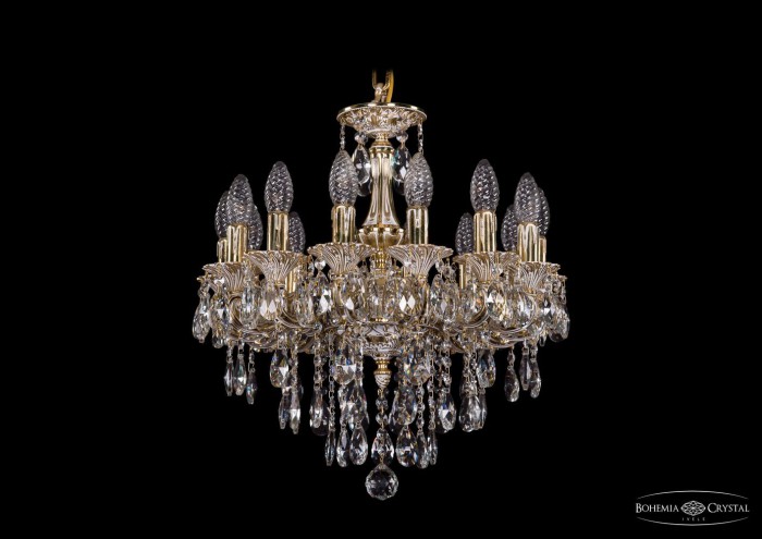 фото Люстра Bohemia Ivele Crystal 1707/14/125/B/GW