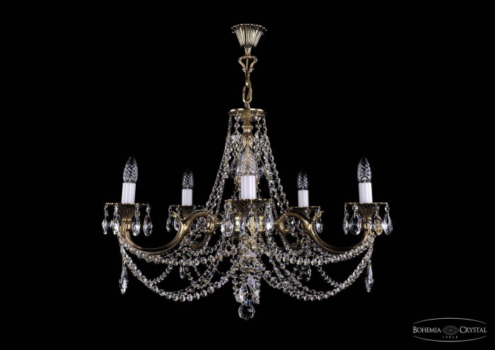 фото Люстра Bohemia Ivele Crystal 1702/5/265/C/GB