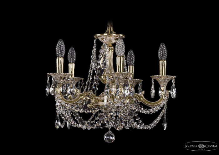 фото Люстра Bohemia Ivele Crystal 1701/5/181/C/GI