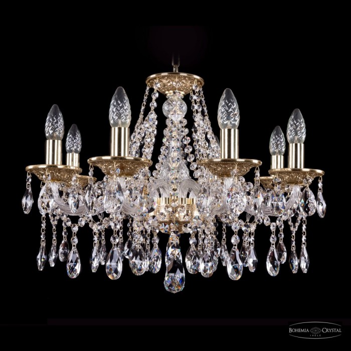 фото Люстра Bohemia Ivele Crystal 1613/8/200/G