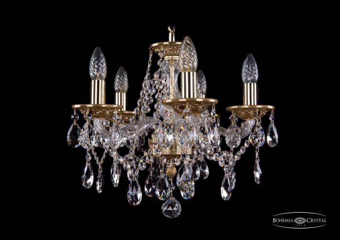 фото Люстра Bohemia Ivele Crystal 1613/5/141/G
