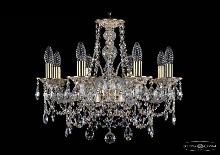 фото Люстра Bohemia Ivele Crystal 1611/8/195/GW