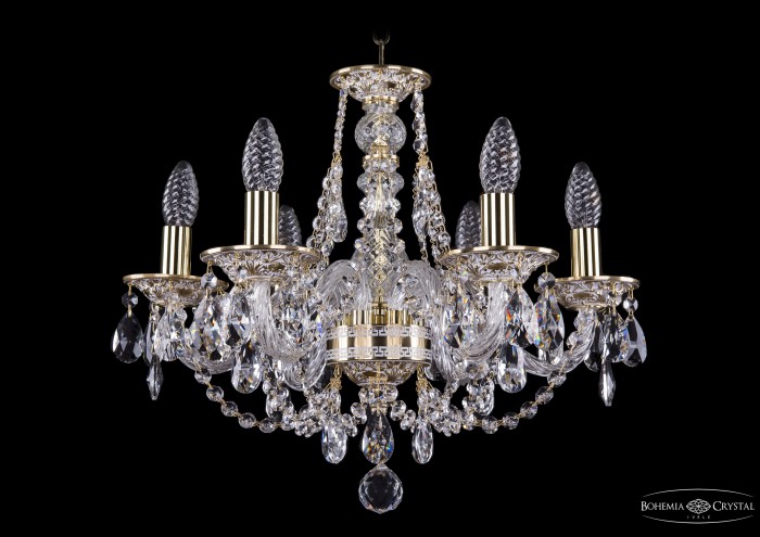 фото Люстра Bohemia Ivele Crystal 1606/6/160/GW