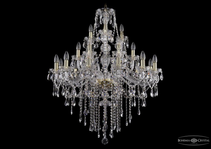 фото Люстра Bohemia Ivele Crystal 1415/12+6+3/300/G