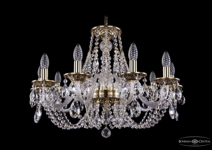 фото Люстра Bohemia Ivele Crystal 1606/10/240/GB