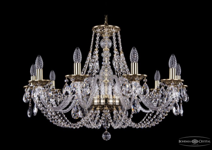 фото Люстра Bohemia Ivele Crystal 1606/10/300/GB
