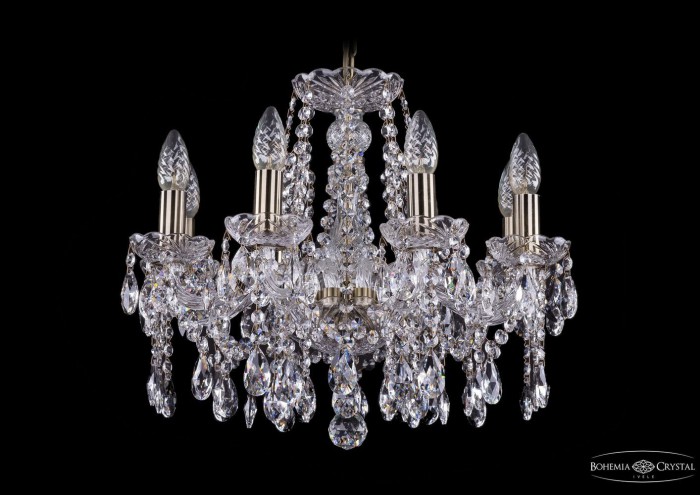 фото Люстра Bohemia Ivele Crystal 1413/8/165/Pa