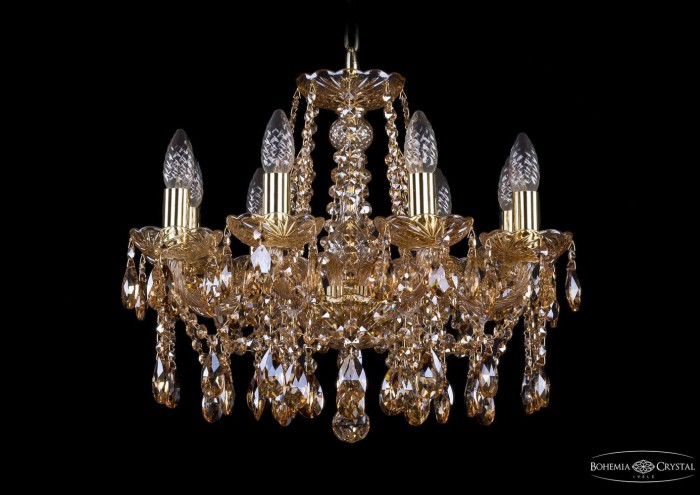 фото Люстра Bohemia Ivele Crystal 1413/8/165/G/M721