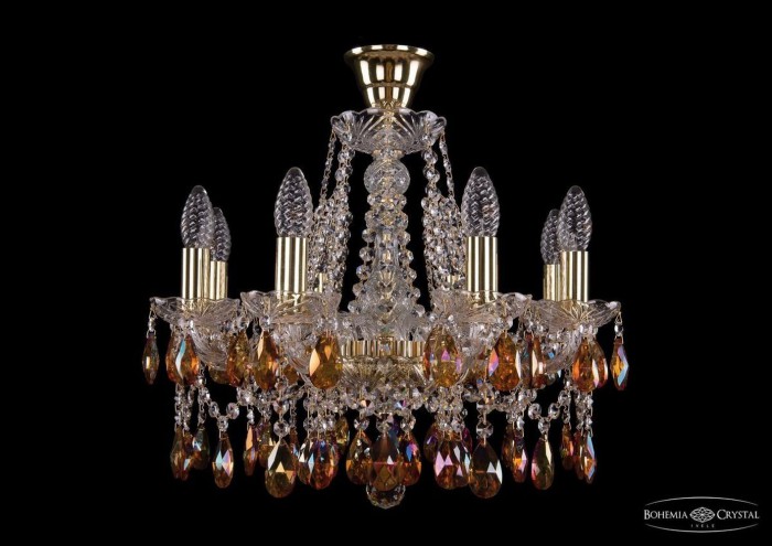 фото Люстра Bohemia Ivele Crystal 1413/8/165/G/K711