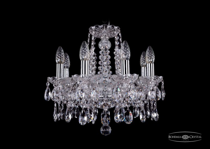 фото Люстра Bohemia Ivele Crystal 1413/8/141/Ni