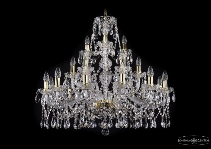 фото Люстра Bohemia Ivele Crystal 1413/12+6+3/300/G