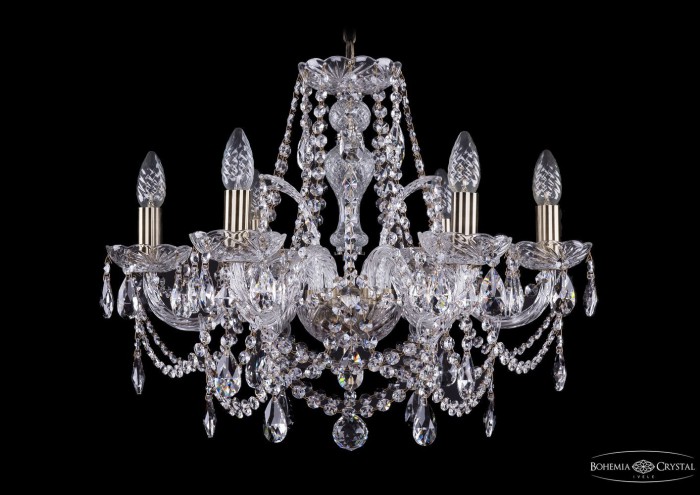 фото Люстра Bohemia Ivele Crystal 1411/6/195/Pa