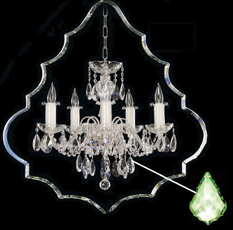 Люстра Elite Bohemia L 104/5/02-5 Green