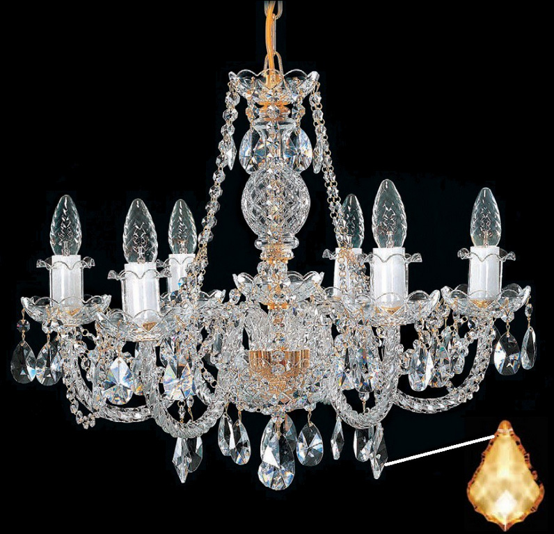 Люстра Elite Bohemia L 100/6/02-6 Yellow