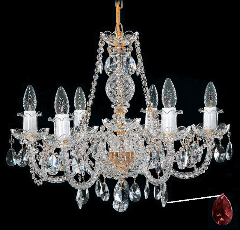 Люстра Elite Bohemia L 100/6/02-7 Red