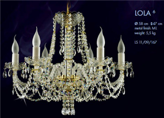 фото Люстра ALDIT (Чехия) LOLA 6 ML A