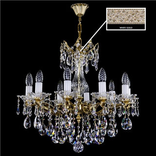 Люстра ArtGlass KATHERINE VIII. WHITE GOLD CE